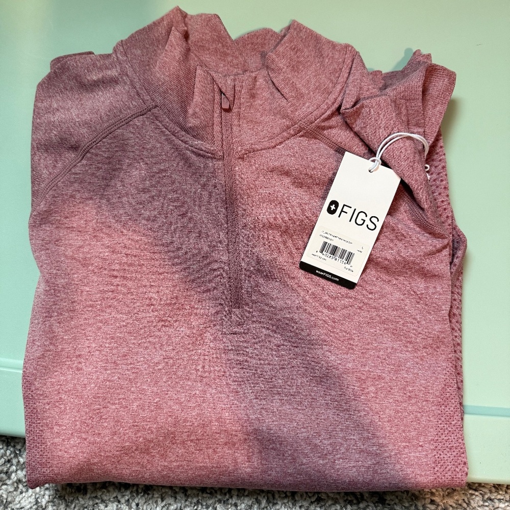 Figs Mauve Salta Zip
